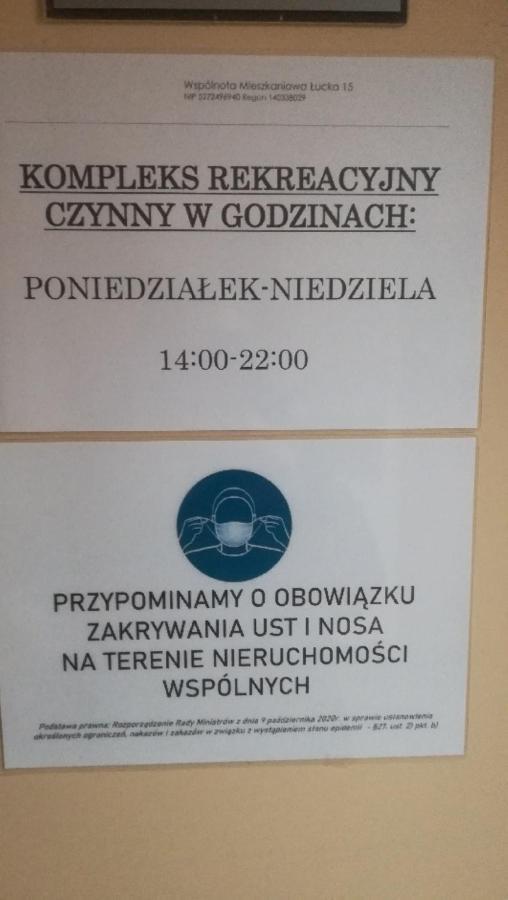 Apartmán Lucka Superior Z Tarasem Varšava Exteriér fotografie